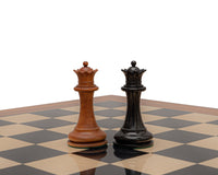 Réplique 1849 des Pièces d’échecs Staunton en ébène et en buis patiné - 11,2 cm