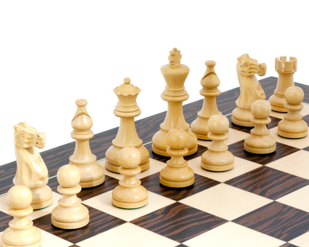 American Staunton Chessmen in Sheesham 3.75 Inches on a 20 inch board