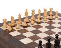 Kingsclere — Pièces d’échecs Staunton en ébène — 6,4 cm