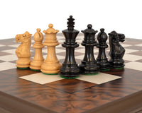 Kingsclere — Pièces d’échecs Staunton en ébène — 6,4 cm