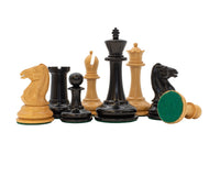 Pièces d'Échecs Harrwitz 9 cm en Bois Noirci