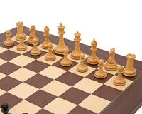 Pièces d'Échecs Harrwitz 9 cm en Bois Noirci