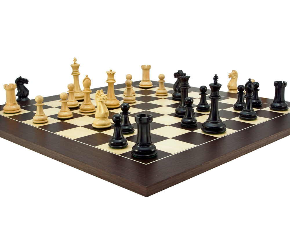 Jeu d'échecs Oxford Series Black and Wenge