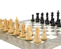 Jeu d’échecs Oxford en loupe de frêne