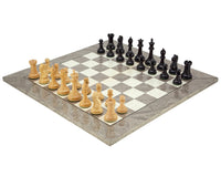Jeu d’échecs Oxford en loupe de frêne