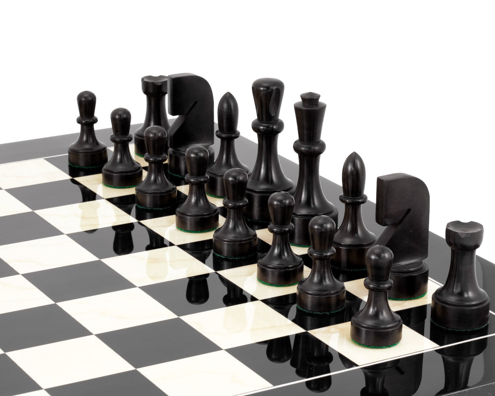 Jeu d'échecs contemporain d'Anégre noir