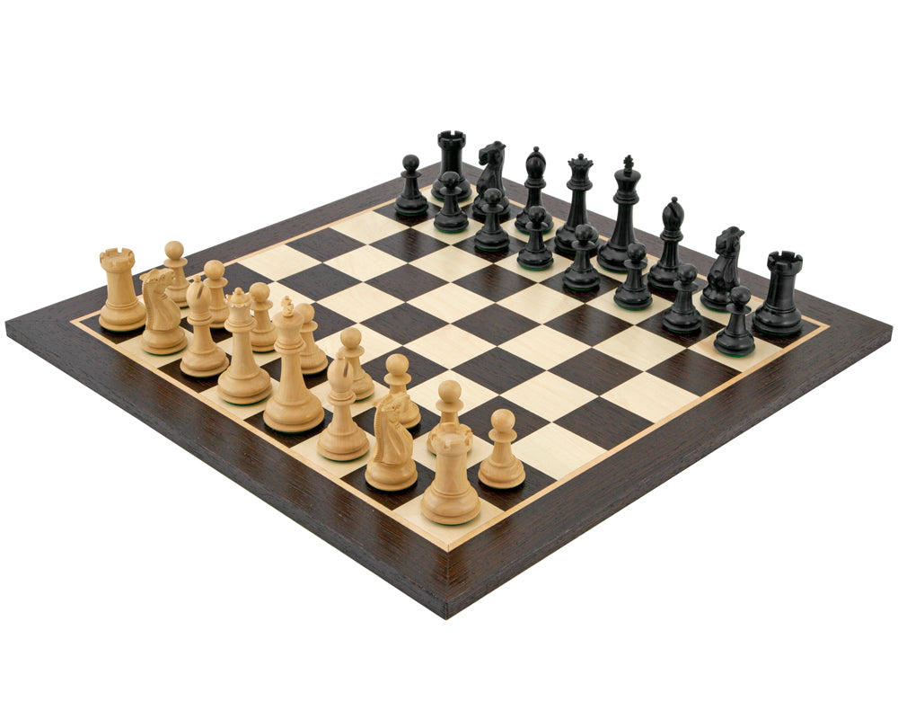 Victoria — Jeu d’échecs de tournoi en wengé ébonisé