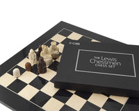 Jeu d’échecs « Île de Lewis » laqué noir