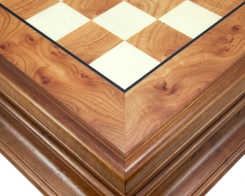 Cabinet d'échecs maghrébin en laiton et bois de Briar