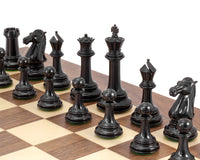 Parthenon Grand — Jeu d'échecs en ébène et en noyer