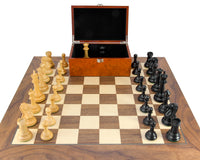 Parthenon Grand — Jeu d'échecs en ébène et en noyer