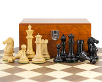 Parthenon Grand — Jeu d'échecs en ébène et en noyer