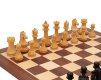 World Chess Championship — Jeu d’échecs, pendule d’échecs et coffret de rangement en bois pour pièces d’échecs