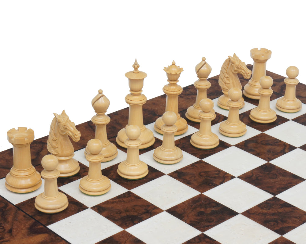 Grand jeu d'échecs Classic Staunton Rosewood & Dark Walnut Bath Series