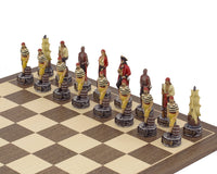 Le jeu d’échecs à thème « Pirates contre la Navy » peint à la main par Italfama