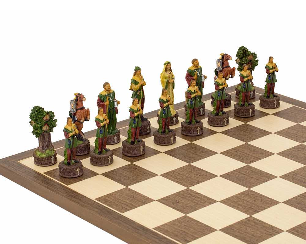 Jeu d'échecs Robin des Bois peint à la main par Italfama