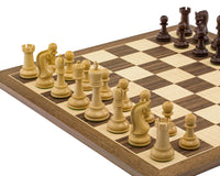 Jeu d’échecs Leningrad en acacia et noyer