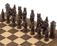 Jeu d'échecs Roman Russet et Noyer de Berkeley Chess