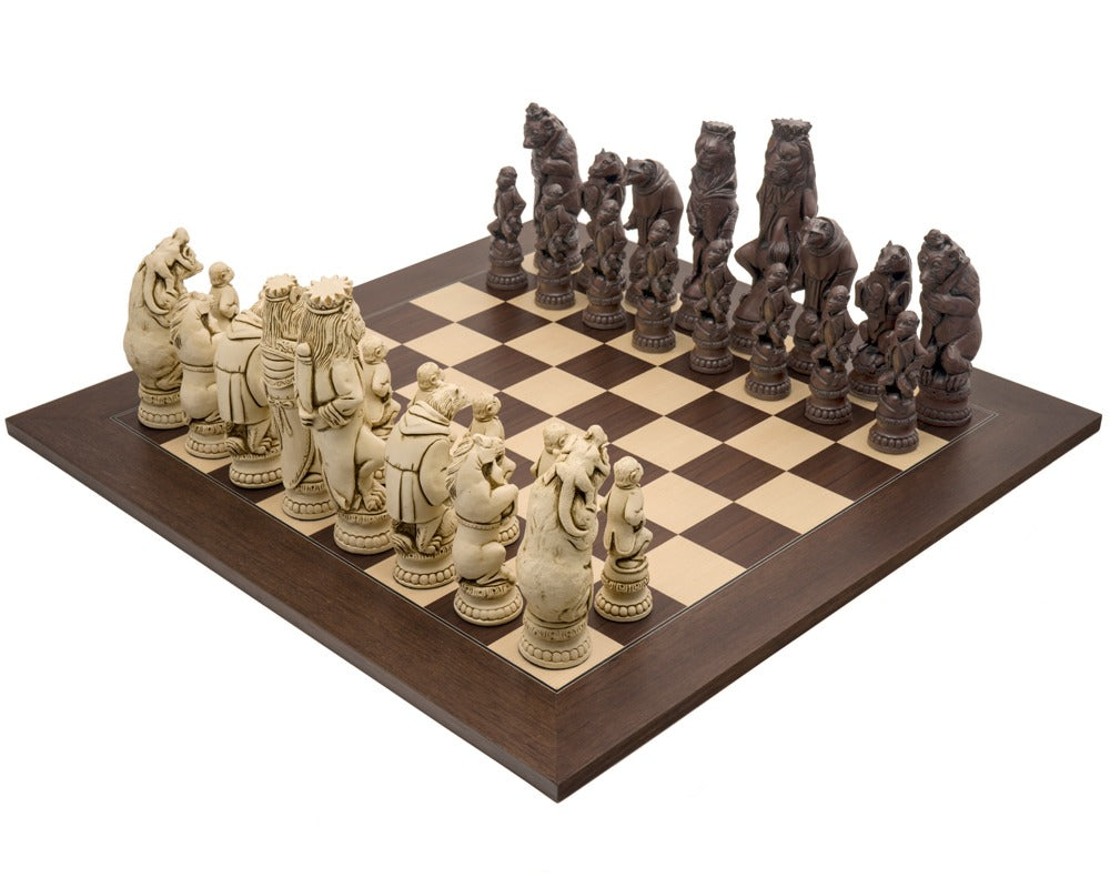 Grand Jeu d'échecs Berkeley Chess Reynard the Fox Russet et Palisander