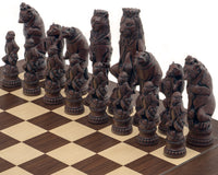 Grand Jeu d'échecs Berkeley Chess Reynard the Fox Russet et Palisander