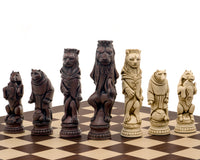 Grand Jeu d'échecs Berkeley Chess Reynard the Fox Russet et Palisander