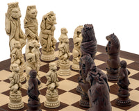 Grand Jeu d'échecs Berkeley Chess Reynard the Fox Russet et Palisander