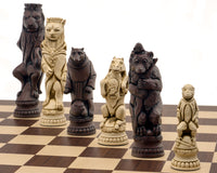 Grand Jeu d'échecs Berkeley Chess Reynard the Fox Russet et Palisander