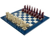 Jeu d’échecs Berkeley Chess Scottish Cardinal Bleu