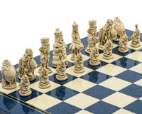 Jeu d’échecs Berkeley Chess « Alice au pays des merveilles » — bleu cardinal