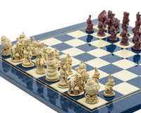 Jeu d’échecs Berkeley Chess « Alice au pays des merveilles » — bleu cardinal