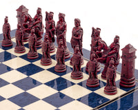 Jeu d’échecs Berkeley Chess Roman Blue Cardinal