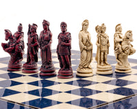 Jeu d’échecs Berkeley Chess Roman Blue Cardinal