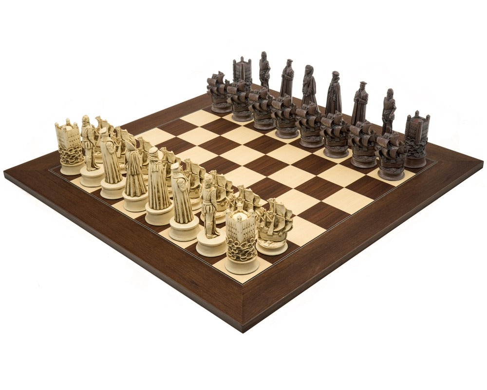 Le grand jeu d’échecs Berkeley Chess Elizabethan Russet et Palisander