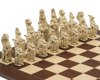 Le grand jeu d'échecs Berkeley Chess Royal Beasts Russet et Palisandre