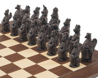 Le grand jeu d'échecs Berkeley Chess Royal Beasts Russet et Palisandre