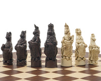 Le grand jeu d'échecs Berkeley Chess Royal Beasts Russet et Palisandre
