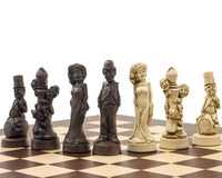 Le grand jeu d’échecs Berkeley Chess Movie Stars Russet et Palisandre