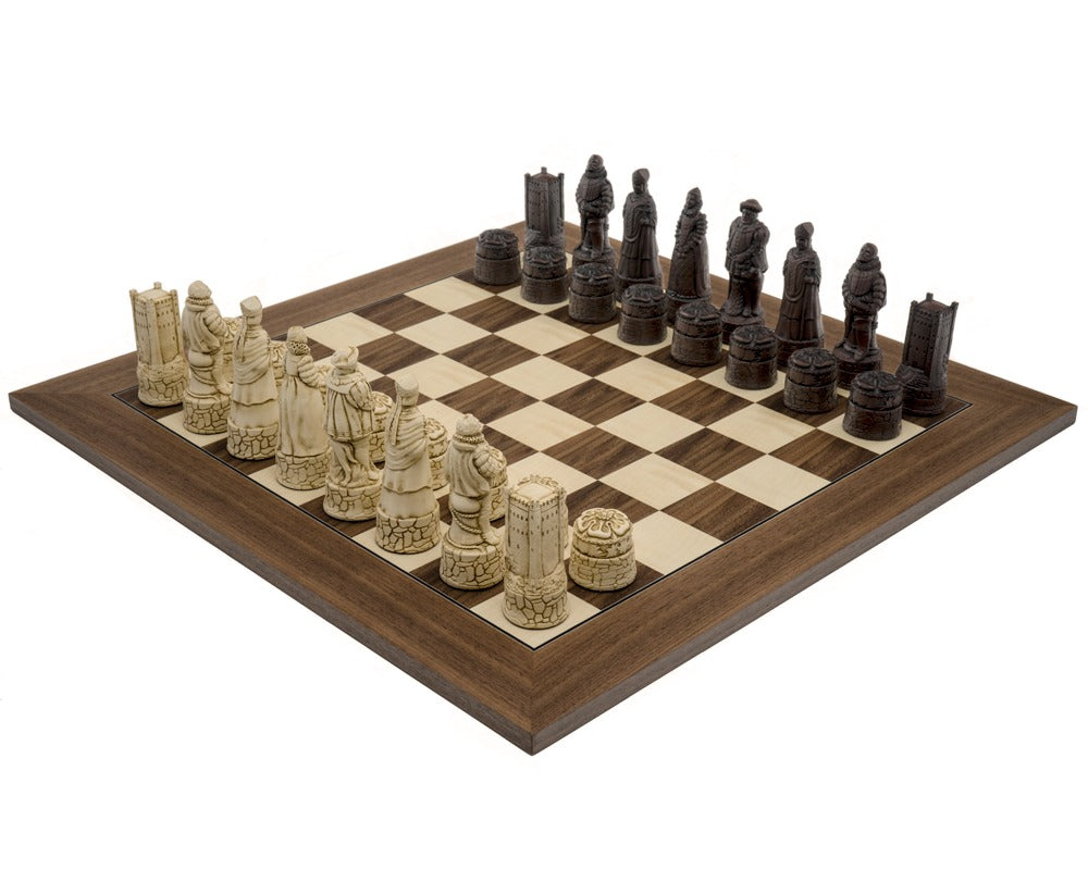 Jeu d’échecs Berkeley Chess English, Russet et Walnut