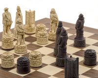 Jeu d’échecs Berkeley Chess English, Russet et Walnut