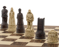 Jeu d’échecs Berkeley Chess English, Russet et Walnut