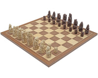Jeu d’échecs Berkeley Chess Médiéval, roux et noyer