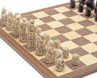 Jeu d’échecs Berkeley Chess Médiéval, roux et noyer