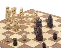 Jeu d’échecs Berkeley Chess Médiéval, roux et noyer