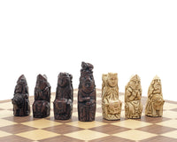 Jeu d’échecs Berkeley Chess Médiéval, roux et noyer