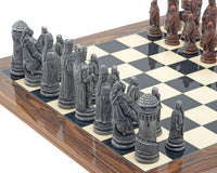 Jeu d'échecs Berkeley Chess Camelot en métal et palissandre