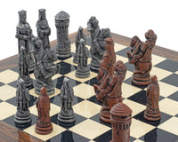 Jeu d'échecs Berkeley Chess Camelot en métal et palissandre