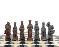 Jeu d'échecs Berkeley Chess Camelot en métal et palissandre
