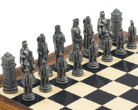 Le jeu d’échecs Berkeley Chess Roman métal et palissandre