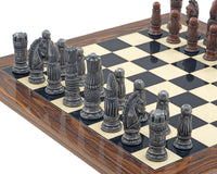 Jeu d’échecs victorien en métal et en palissandre Berkeley Chess
