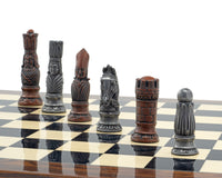 Jeu d’échecs victorien en métal et en palissandre Berkeley Chess